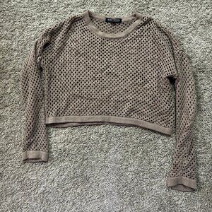H&M tan small sweater